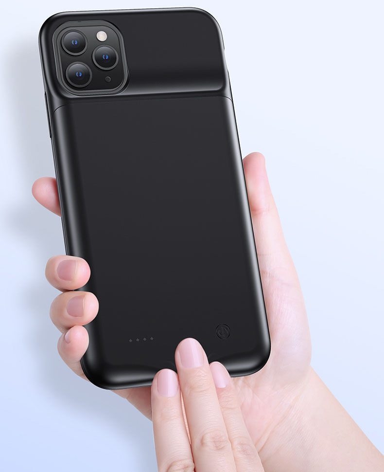 Usams kryt s batériou 4500 mAh pre iPhone 11 Pro Max - čierny