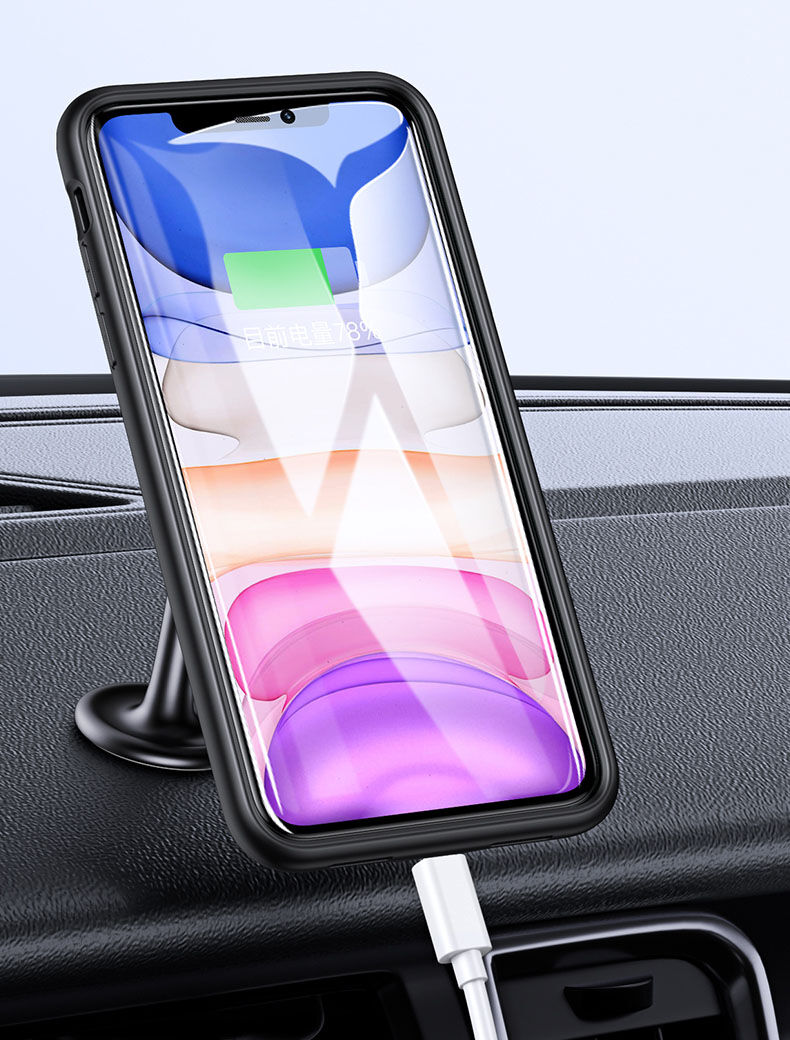 Usams kryt s batériou 4500 mAh pre iPhone 11 Pro Max - čierny