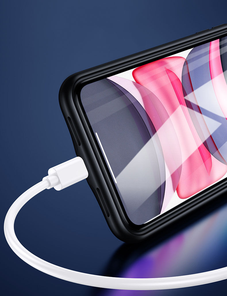 Usams kryt s batériou 4500 mAh pre iPhone 11 Pro Max - čierny