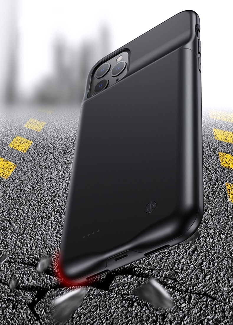 Usams kryt s batériou 4500 mAh pre iPhone 11 Pro Max - čierny