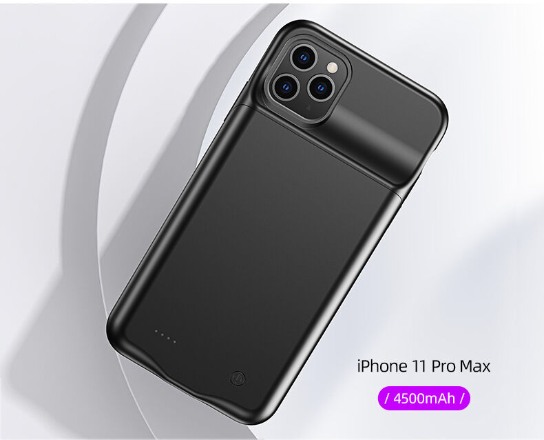 Usams kryt s batériou 4500 mAh pre iPhone 11 Pro Max - čierny