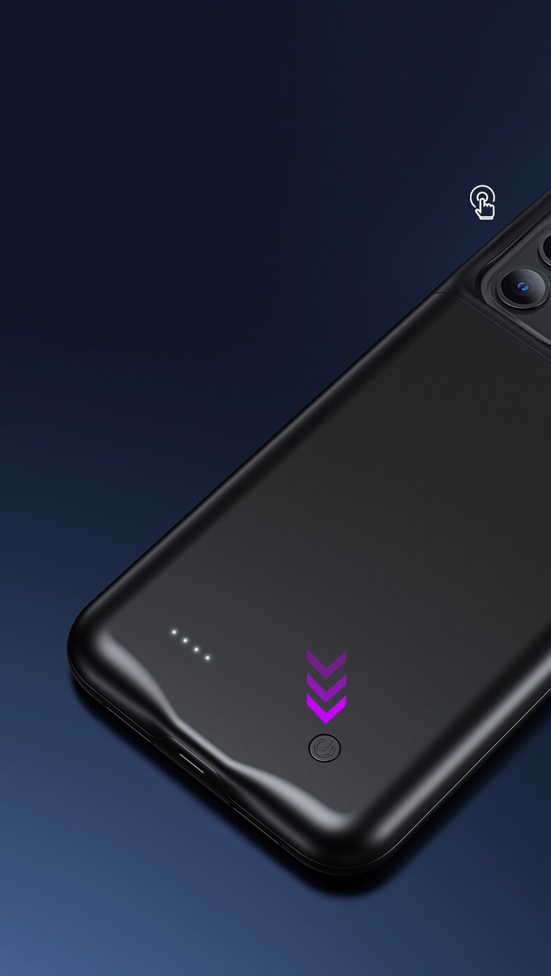 Usams kryt s batériou 4500 mAh pre iPhone 11 - čierny