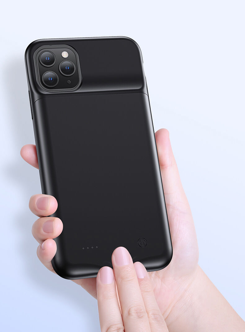 Usams kryt s batériou 4500 mAh pre iPhone 11 - čierny