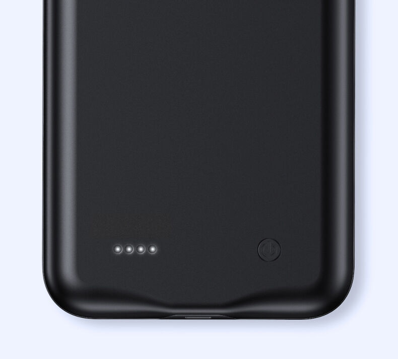 Usams kryt s batériou 4500 mAh pre iPhone 11 - čierny