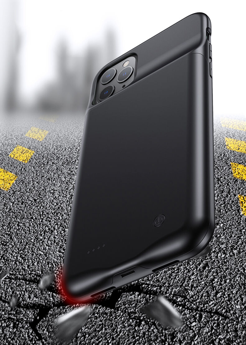 Usams kryt s batériou 4500 mAh pre iPhone 11 - čierny