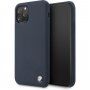 BMW Signature silikónový kryt pre iPhone 11 Pro Max - námornícky modrý