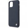 BMW Signature silikónový kryt pre iPhone 11 Pro Max - námornícky modrý