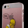 Priehľadný kryt na iPhone 5 / 5S / SE (2016) – naštvaný Homer Simpson