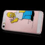 Priehľadný kryt na iPhone 5 / 5S / SE (2016) – vážny Homer Simpson