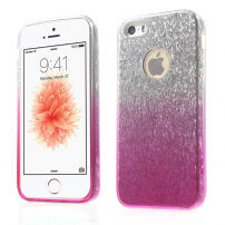 3v1 trblietavý kryt pre iPhone 5 / 5S / SE (2016) – ružový