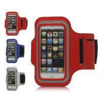 Športové puzdro na ruku pre Apple iPhone 5 / 5S / SE (2016) - čierne