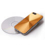 Plastový kryt s CD povrchom pre iPhone 5 / 5S / SE (2016) – zlatý