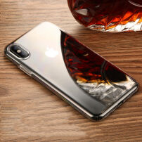 BENKS magický ultratenký tvrdený plastový kryt pre iPhone X – priehľadný