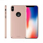 MOFI ultratenký kryt s&nbsp;ochranou šošovky fotoaparátu pre iPhone XS / iPhone X – ružovo-zlatá