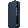 Apple Folio originálne kožené puzdro pre iPhone 11 Pro - hlbinne modré