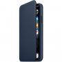Originálne Apple Folio kožené puzdro pre iPhone 11 Pro Max - hlbinne modré