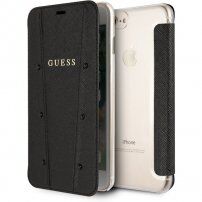 Guess Kaia Book flipové puzdro pre iPhone 7 / 8 / SE (2020/2022) - čierne