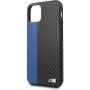 BMW Carbon Stripe kryt pre iPhone 11 Pro Max - modrý