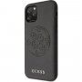 Guess Saffiano kryt s logom pre iPhone 11 Pro Max - čierny