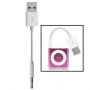 Synchronizačný a&nbsp;nabíjací kábel pre iPod shuffle - 10&nbsp;cm - biely
