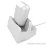 Univerzálna dokovacia stanica a&nbsp;stojanček s&nbsp;lightning konektorom pre Apple iPhone/iPad/AirPods/Magic Mouse – strieborná