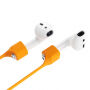 BASEUS silikónový magnetický držiak proti strate pre AirPods – oranžový