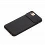 Kryt s posuvnou krytkou šošovky fotoaparátu pre iPhone 6 Plus/6S Plus/7 Plus/8 Plus - čierny
