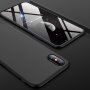 GKK kryt s 360-stupňovou ochranou proti nárazu pre iPhone XS Max - čierny