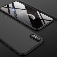 GKK kryt s 360-stupňovou ochranou proti nárazu pre iPhone XS Max - čierny