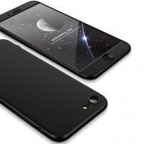 GKK kryt s 360-stupňovou ochranou proti nárazu pre iPhone 8 - čierny