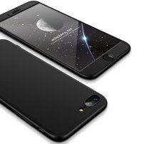 GKK kryt s 360-stupňovou ochranou proti nárazu pre iPhone 7 Plus/8 Plus - čierny