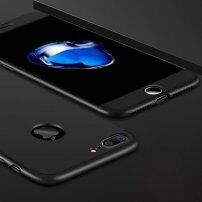 GKK kryt s 360-stupňovou ochranou proti nárazu pre iPhone 7 Plus - čierny