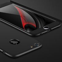 GKK kryt s 360-stupňovou ochranou proti nárazu pre iPhone 6 / 6S - čierny