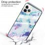 Kryt so sklenenou zadnou stranou pre iPhone 11 Pro Max - farebný mramor
