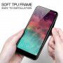 Kryt so sklenenou zadnou stranou pre iPhone 11 Pro - sivý mramor