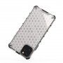 Nárazuvzdorný kryt so štruktúrou plástu pre iPhone 11 Pro - transparentný