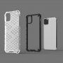 Nárazuvzdorný kryt so štruktúrou plástu pre iPhone 11 Pro - transparentný