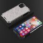 Nárazuvzdorný kryt so štruktúrou plástu pre iPhone 11 Pro - transparentný