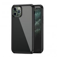 Ipaky ochranný kryt z mäkkého plastu a tvrdeného skla pre iPhone 11 Pro Max - čierny