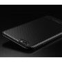 Ipaky kryt z mäkkého plastu s textúrou karbónových vlákien pre iPhone 6 Plus/6S Plus - čierny