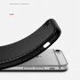 Ipaky kryt z mäkkého plastu s textúrou karbónových vlákien pre iPhone 6 Plus/6S Plus - čierny