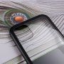 Puzdro pre celý telefón z tvrdeného skla s kovovým rámčekom pre iPhone 11 Pro - čierne