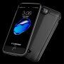Kryt s externou batériou pre iPhone 6 / 6S / 7 / 8 / SE (2020/2022) - 5 000 mAh - čierny