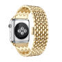 Elegantný oceľový antikorový remienok pre Apple Watch Ultra 49mm / 46mm / 45mm / 44mm / 42mm - zlatý