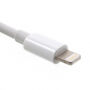 Redukcia lightning konektory 2x Lightning / jack 3,5 mm pre iPhone - biela