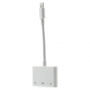 Redukcia lightning konektor s dvoma 3,5 mm jack konektormi a lightning konektorom pre Apple iPhone/8/8 Plus/7/7 Plus