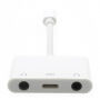 Redukcia lightning konektor s dvoma 3,5 mm jack konektormi a lightning konektorom pre Apple iPhone/8/8 Plus/7/7 Plus