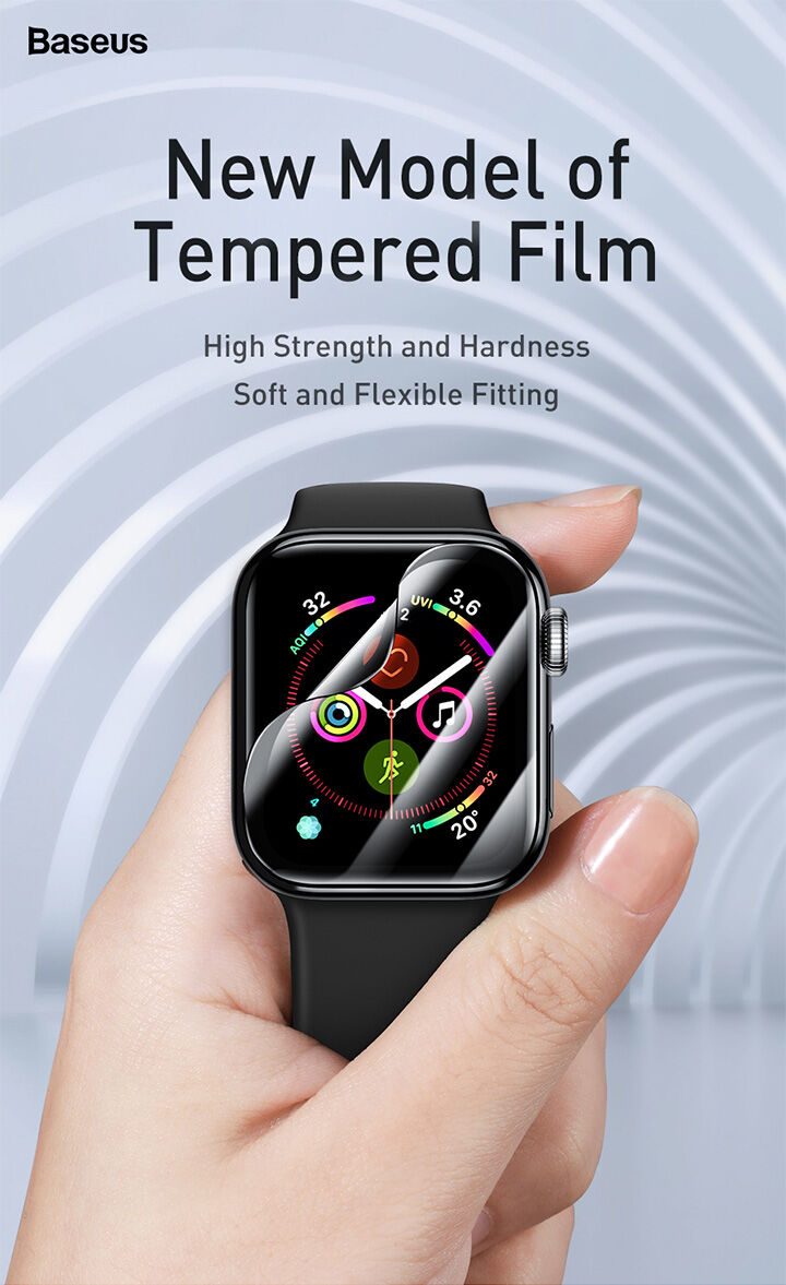 BASEUS tvrdené sklo pre Apple Watch 38mm BASEUS tvrdené sklo pre Apple Watch 38mm