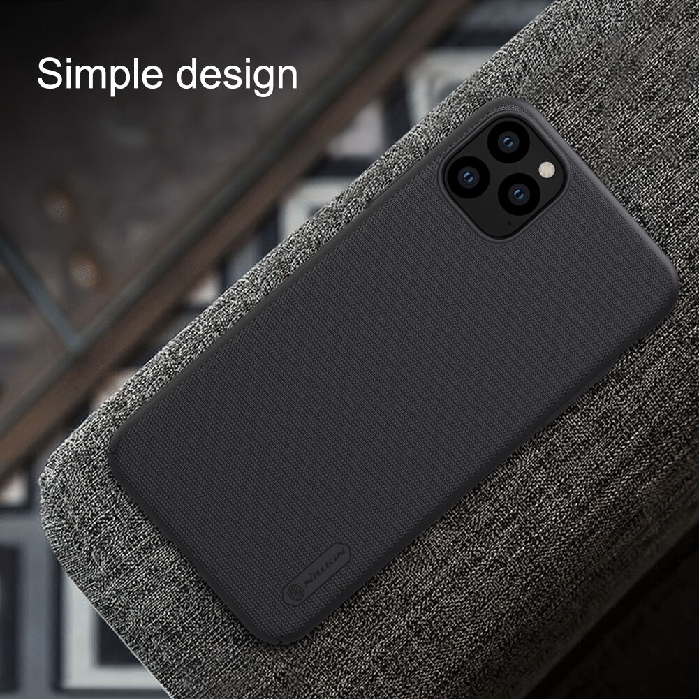 Nillkin matný kryt so zdrsneným povrchom pre iPhone 11 Pro Max - modrý