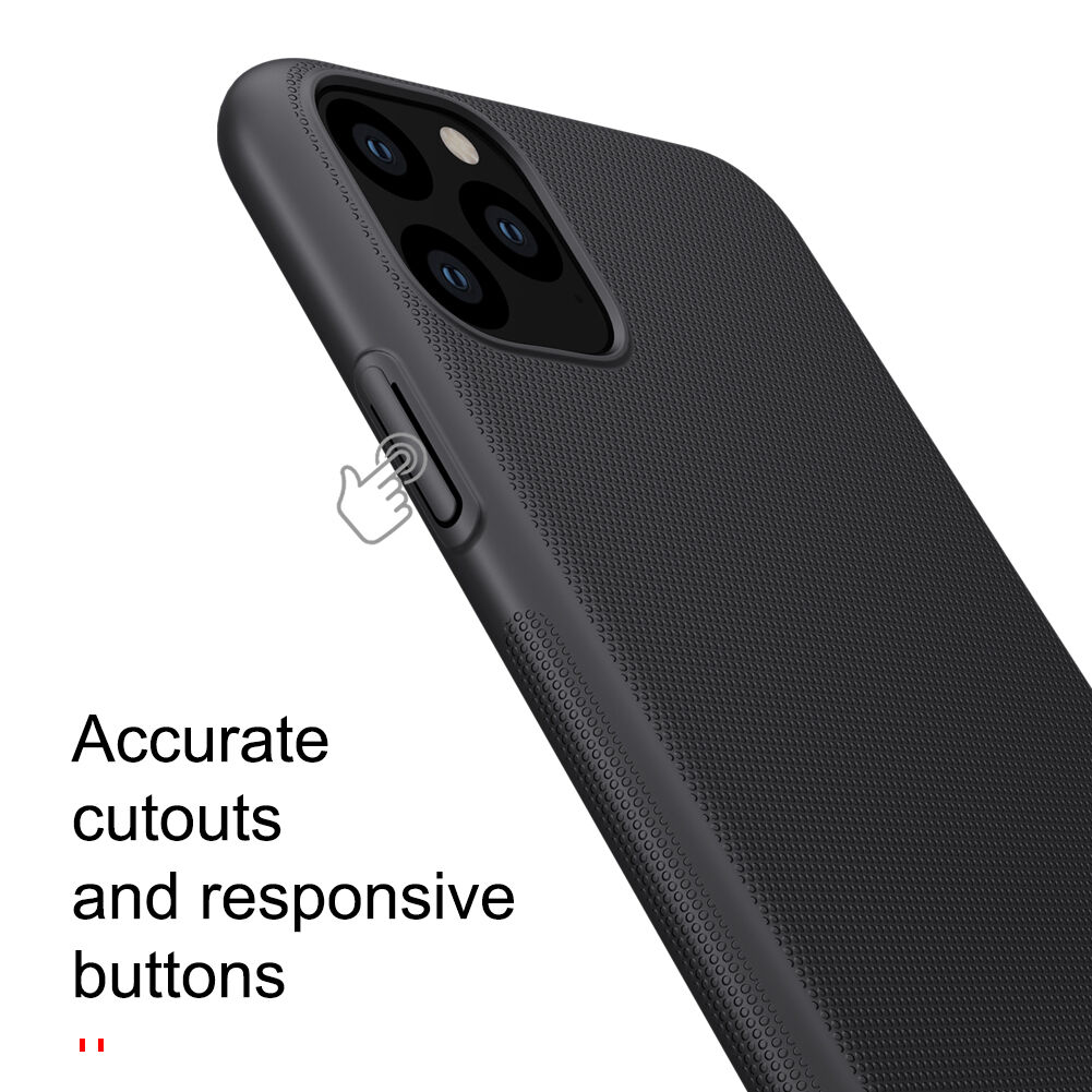 Nillkin matný kryt so zdrsneným povrchom pre iPhone 11 Pro Max - modrý